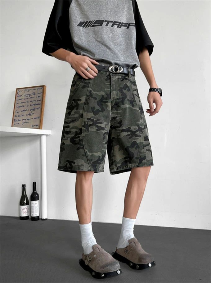 TCB Jeans 迷彩柄 ショートパンツ 楽天市場】ショートパンツ 春 夏 新作 デニム 迷彩柄 ホット