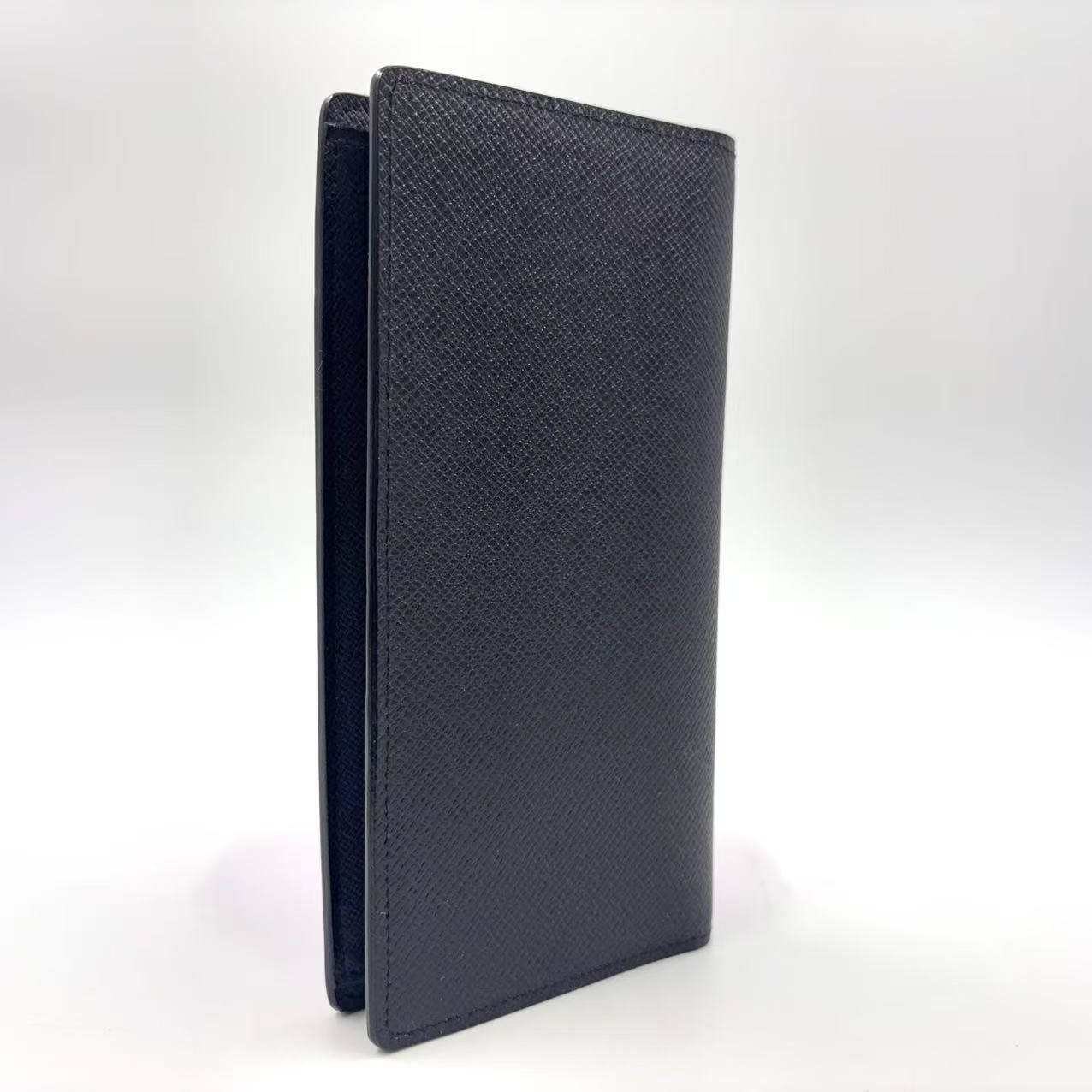 LOUIS VUITTON ポルトフォイユ ロン タイガ レザー ブラック 財布  