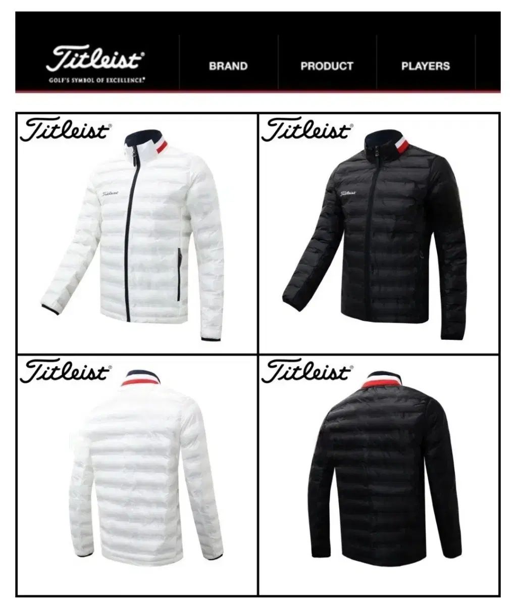 メンズゴルフウェア タイトリスト メンズ 超軽量 ダウンジャケット