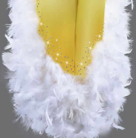 社交ダンス衣装　ラテンワンピースドレス　豪華 羽毛フリル　ローズ オーダーメイド 社交ダンス衣装 ラテンワンピースドレス 豪華 羽毛フリル ローズ