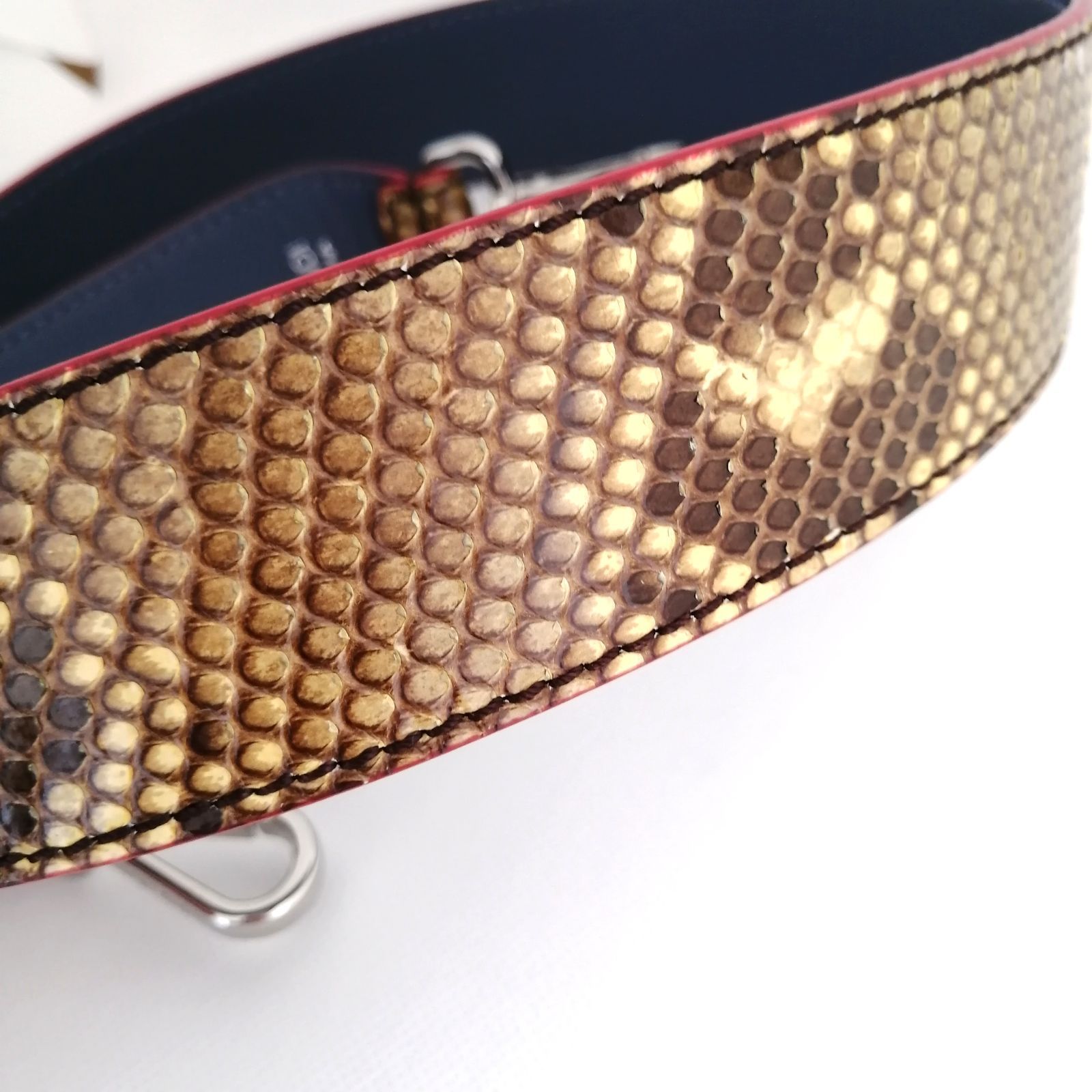 ⭐️美品⭐️ フェンディ ストラップユー ショルダーストラップ パイソン FENDI - フェンディ FENDI ストラップユー ショルダーストラップ
