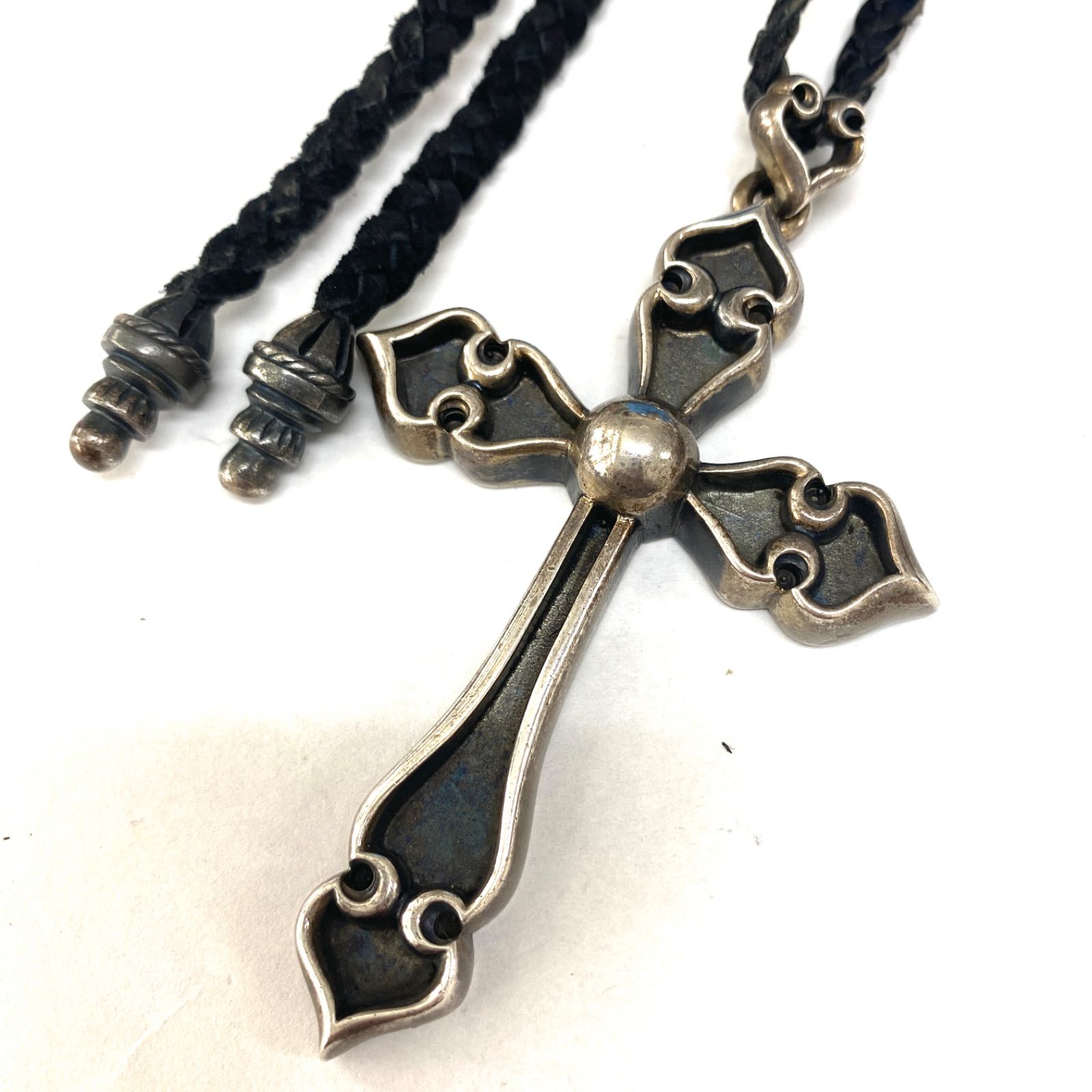 CHROME HEARTS クロムハーツ スペードクロスペンダント ネックレス