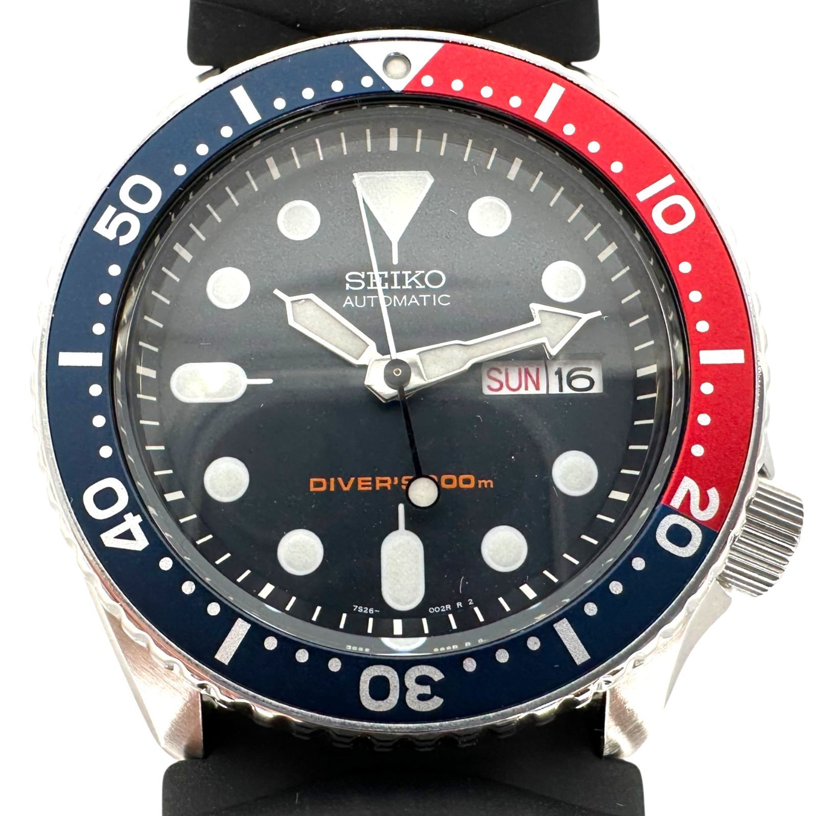 【SEIKO】セイコー ダイバーズ SKX009 ネイビーボーイ 42mm 7S26-0020 自動巻き ペプシベゼル メンズ 腕時計 時計 【中古】 USED-A 【9304】