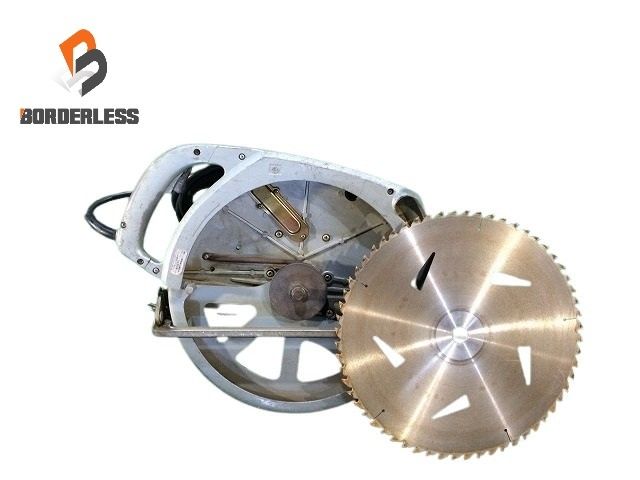 品 HITACHI 日立工機 100V 382mm 電気丸のこ PS-15 コード式 大型 電気マルノコ 電気丸ノコ 電気丸鋸 木工用 切断機112914