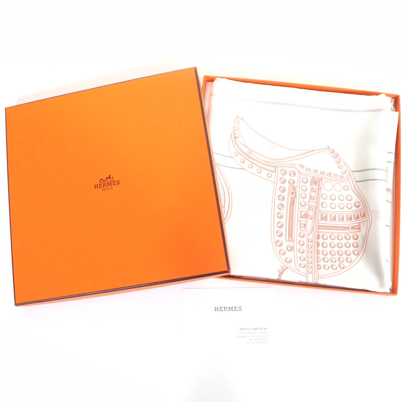 HERMES/エルメス/カレ90/箱付き 楽天市場】極美品 Hermes エルメス カレ90 シルク スカーフ Les
