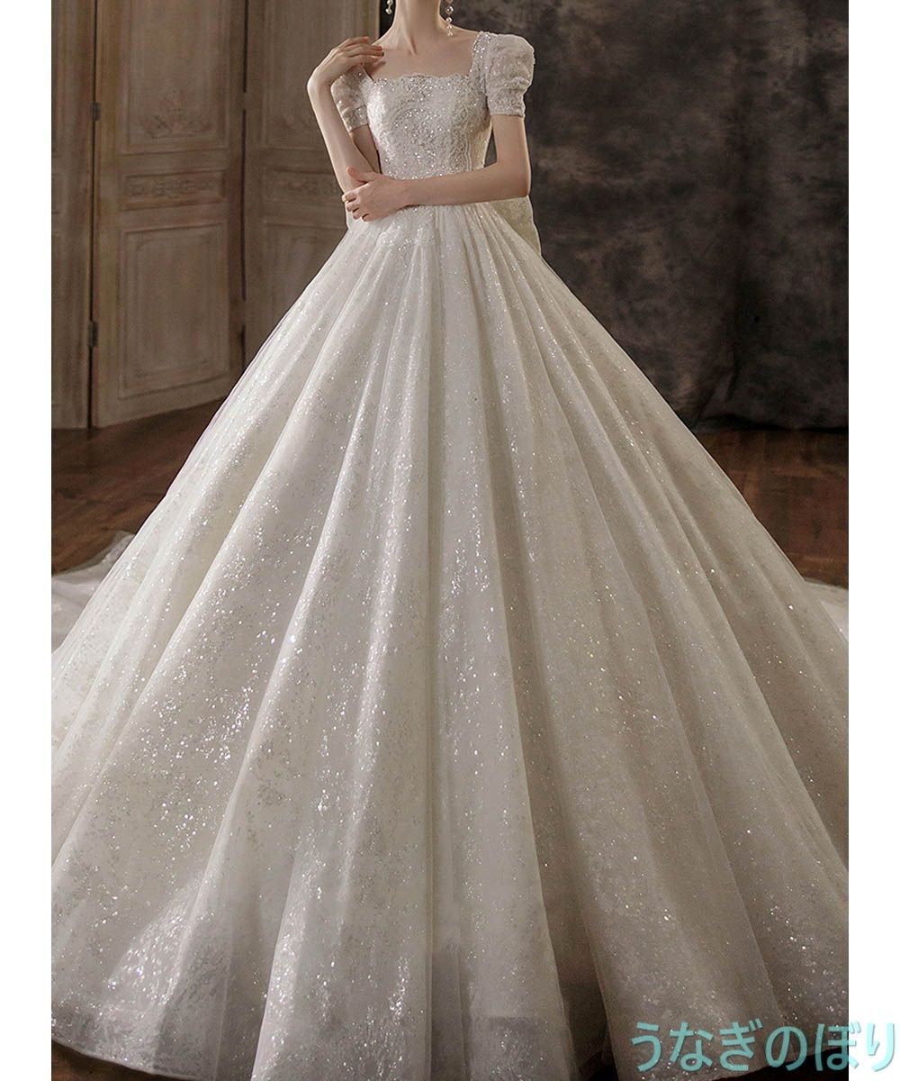 ウエディングドレス 袖付き 二次会 ウェディングドレス 安い 秋冬 結婚式 プリンセス エンパイア 花嫁 ドレス 披露宴 ロングドレス ブライダル 大きいサイズ 4way ウェディングドレス ウエディングドレス 付け袖 二次会 結婚式