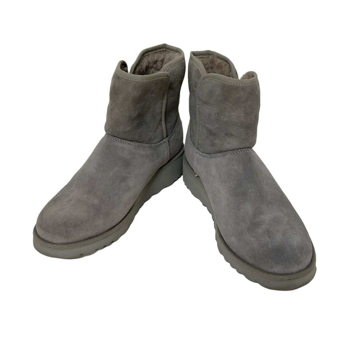 UGG アグ ショートブーツ 24 レディース クリスティン 1012497 ダークグレー ムートン