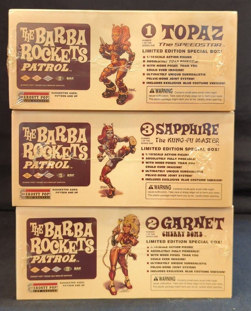 EROSTYPOP 1/10スケール THE BARBA ROCKETS PATROL 全3種セット セット 