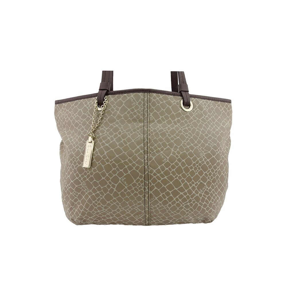 【BIGお買い物ラリー★30%OFFセール中】ニナリッチ NINA RICCI トートバッグヌーボー ロゴプレートチャーム付き ベージュ ブラウン ゴールド レディース 中古 超メルカリ市☆最大30％OFFセール中】ニナリッチ NINA RICCI トート