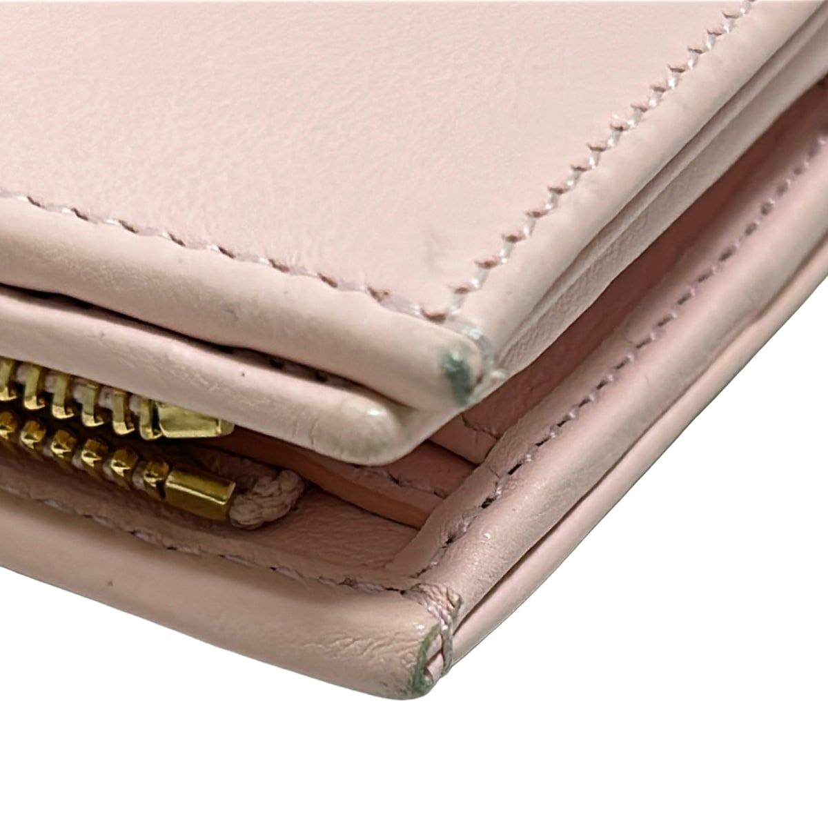 【美品】 GUCCI グッチ 折り財布 GG マーモント レザー ピンク GUCCI グッチ GGマーモント コンパクトウォレット ピンク レザー