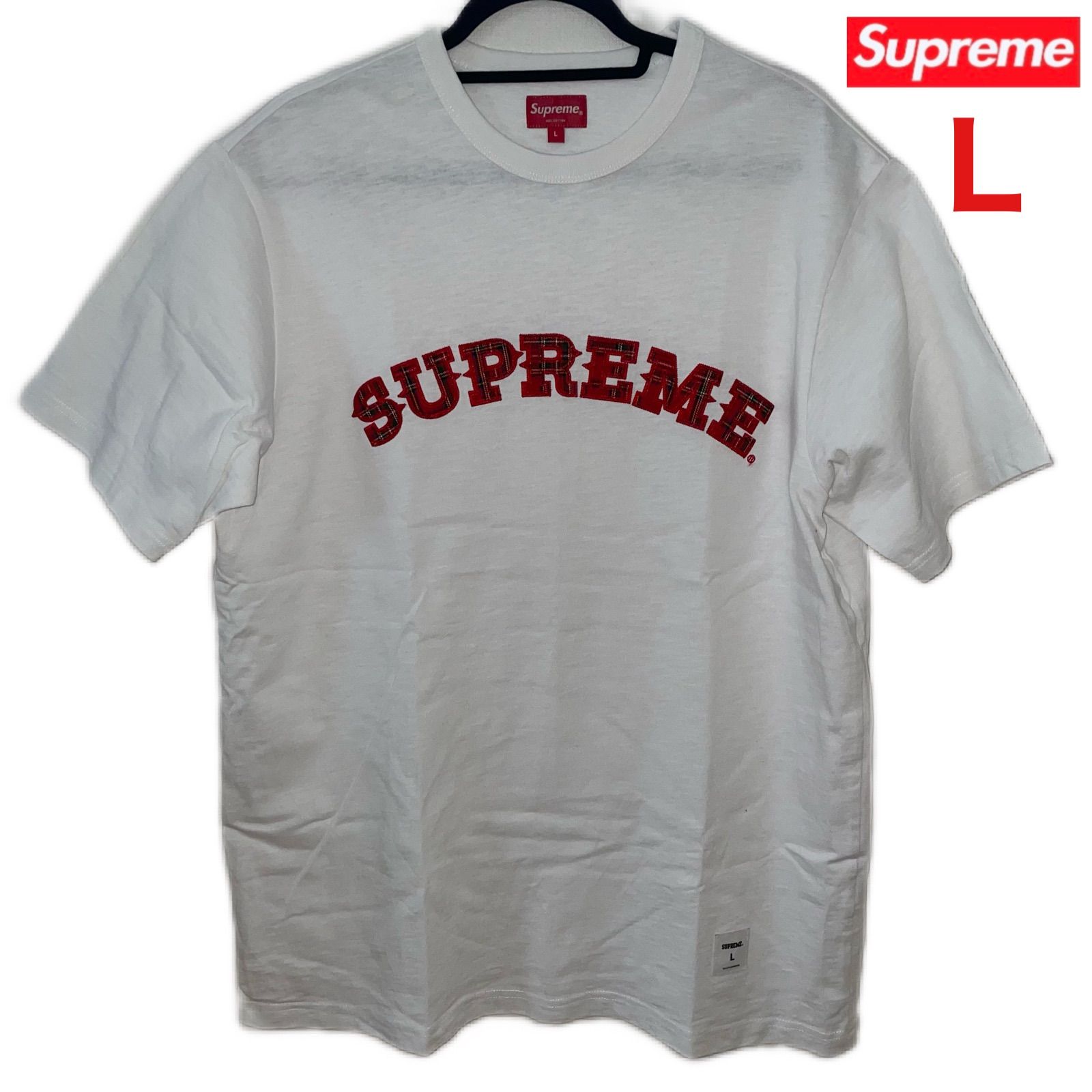 Supreme 20AW Plaid Applique S/S Top - メルカリ