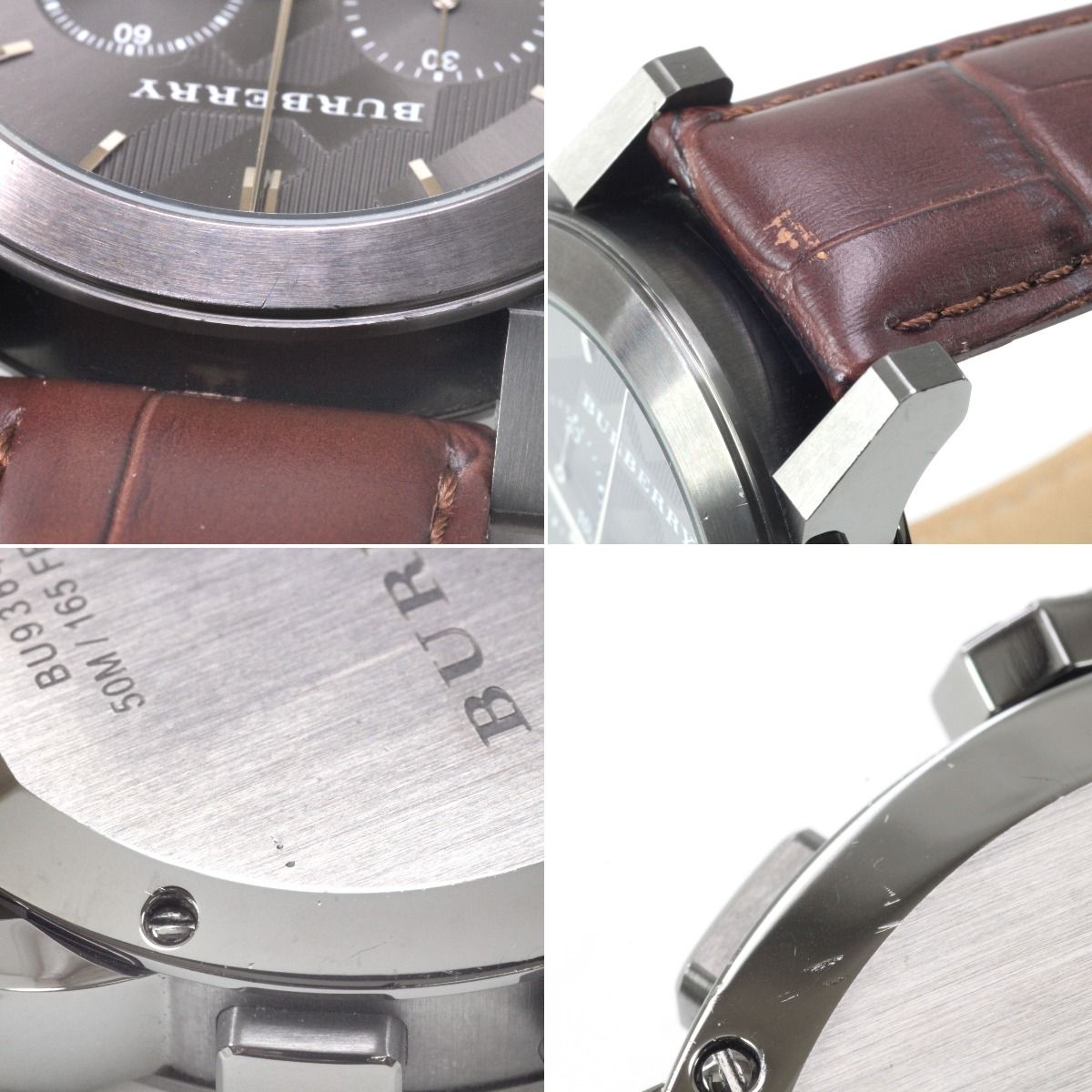 BURBERRY バーバリー クロノグラフ メンズクォーツ腕時計 BU9364