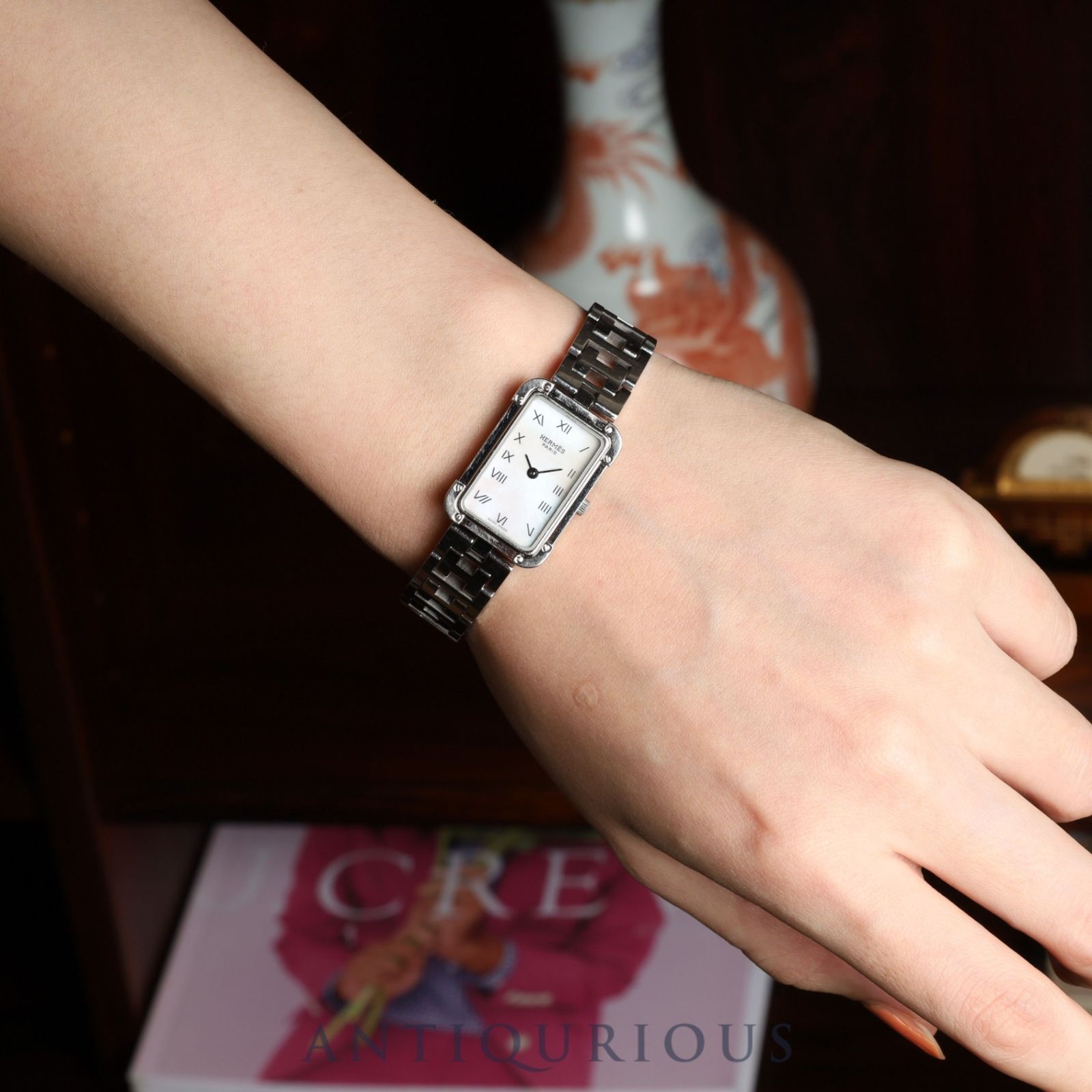 ホワイトシェル文字盤 箱