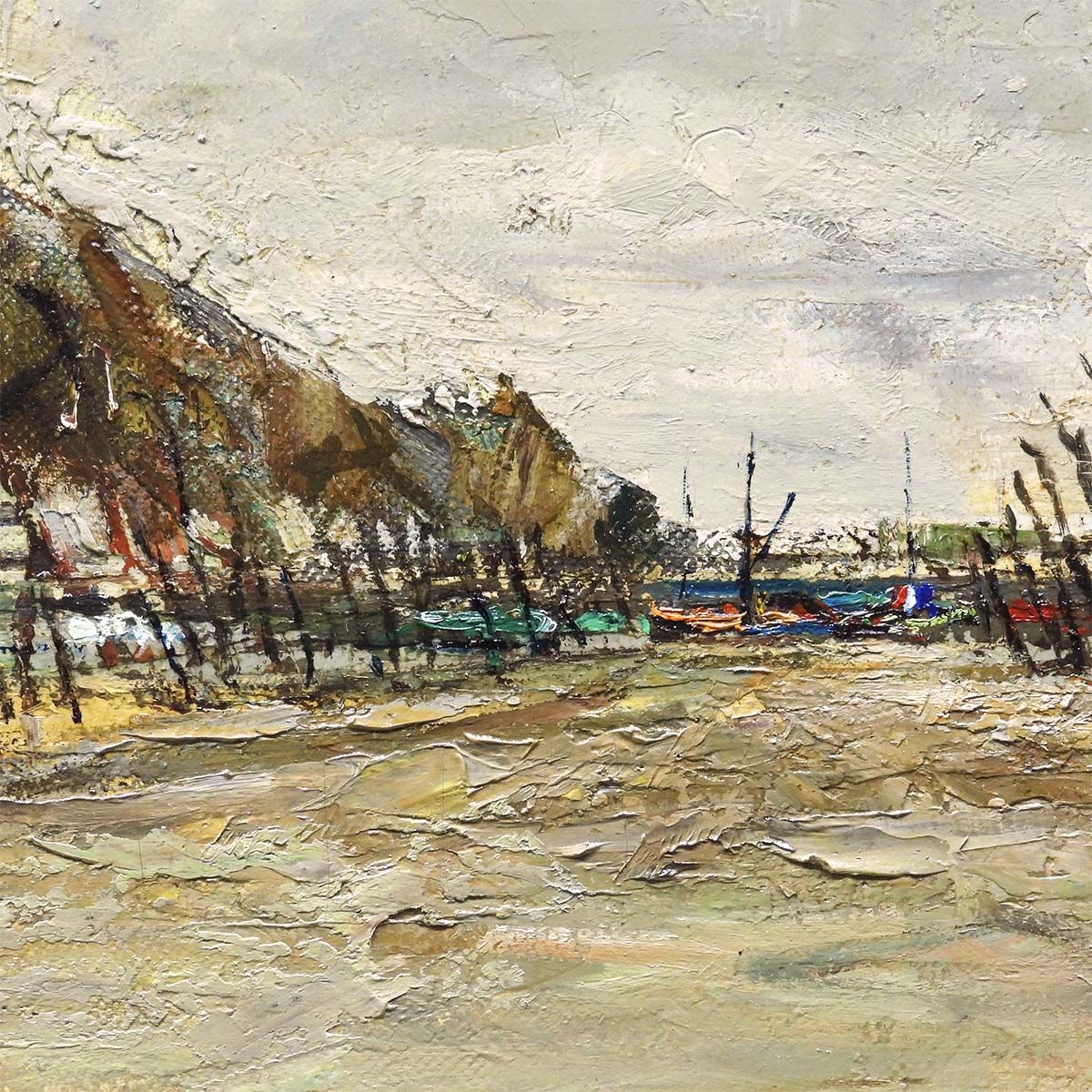 野嶋佳浩「花」6号油彩,京都東峰美術旧蔵,額なし 野嶋佳浩「花」