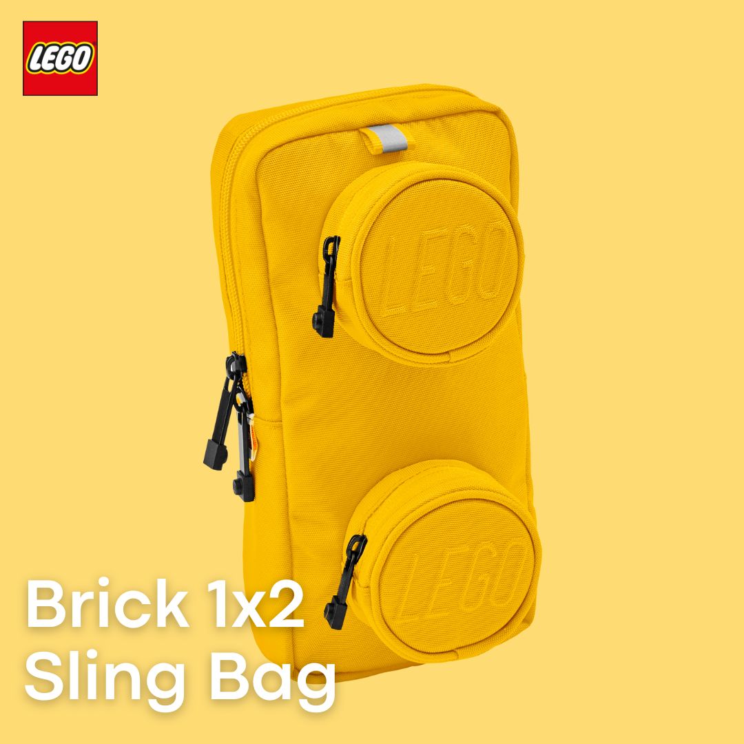 ボディバッグ ショルダーバッグ LEGO レゴ ブロック シグネチャー Signature ウエストバッグ ウエストポーチ 斜め掛け レディース キッズ メンズ 子供 かわいい ブランド ショルダー レゴバッグ イエロー