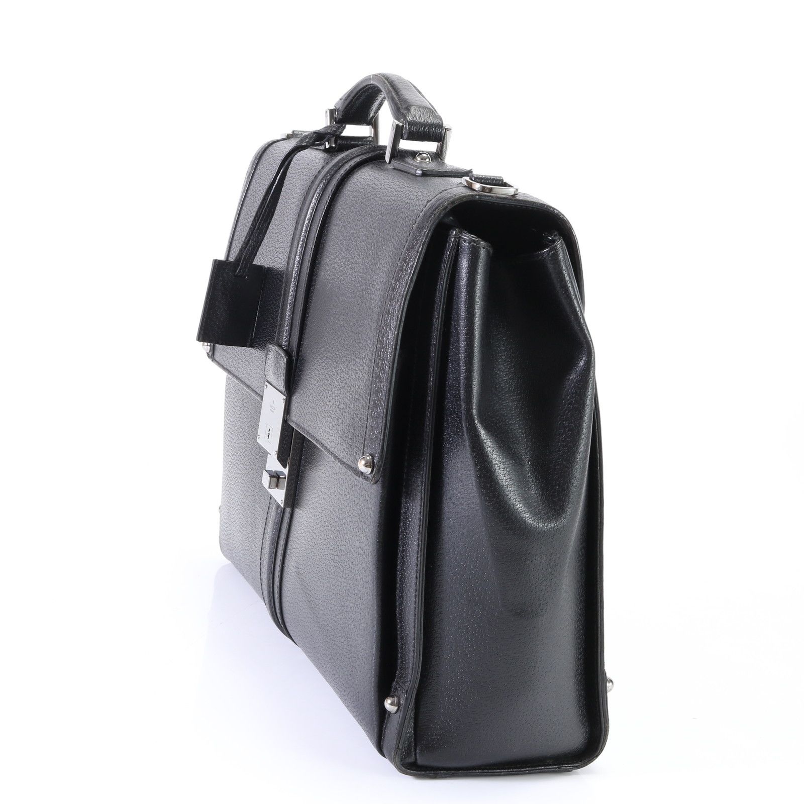 美品 グッチ 140985 レザー ビジネス バッグ 書類鞄 ブリーフケース