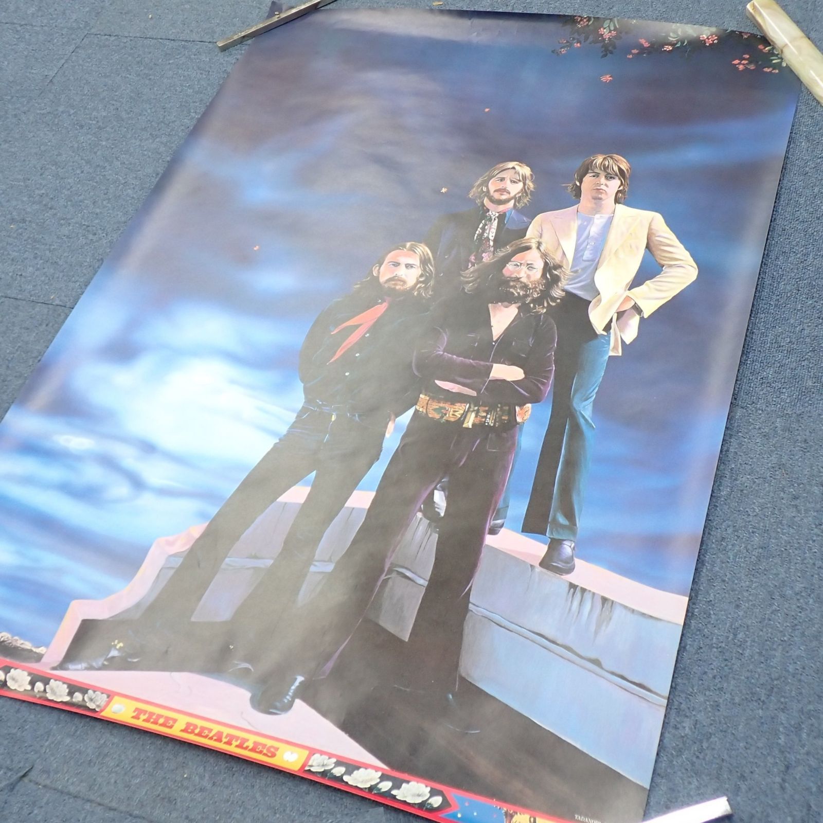 The Beatles ビートルズ 横尾忠則 B1サイズ ポスター ピン穴なし#14284