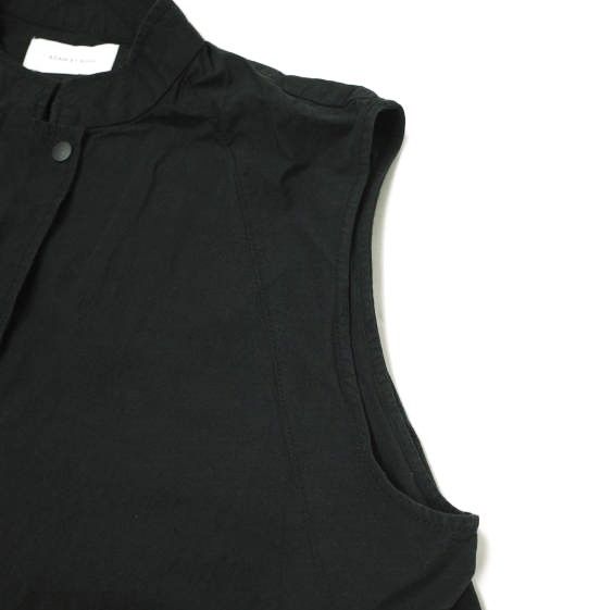 ADAM ET ROPE アダムエロペ 23SS サステナブル シャツベスト GAH03410 Free ブラック ジレ トップス【中古】【ADAM ET ROPE】 Adam et Rope' - ADAM ET ROPE アダムエロペ 23SS サステナブル シャツ
