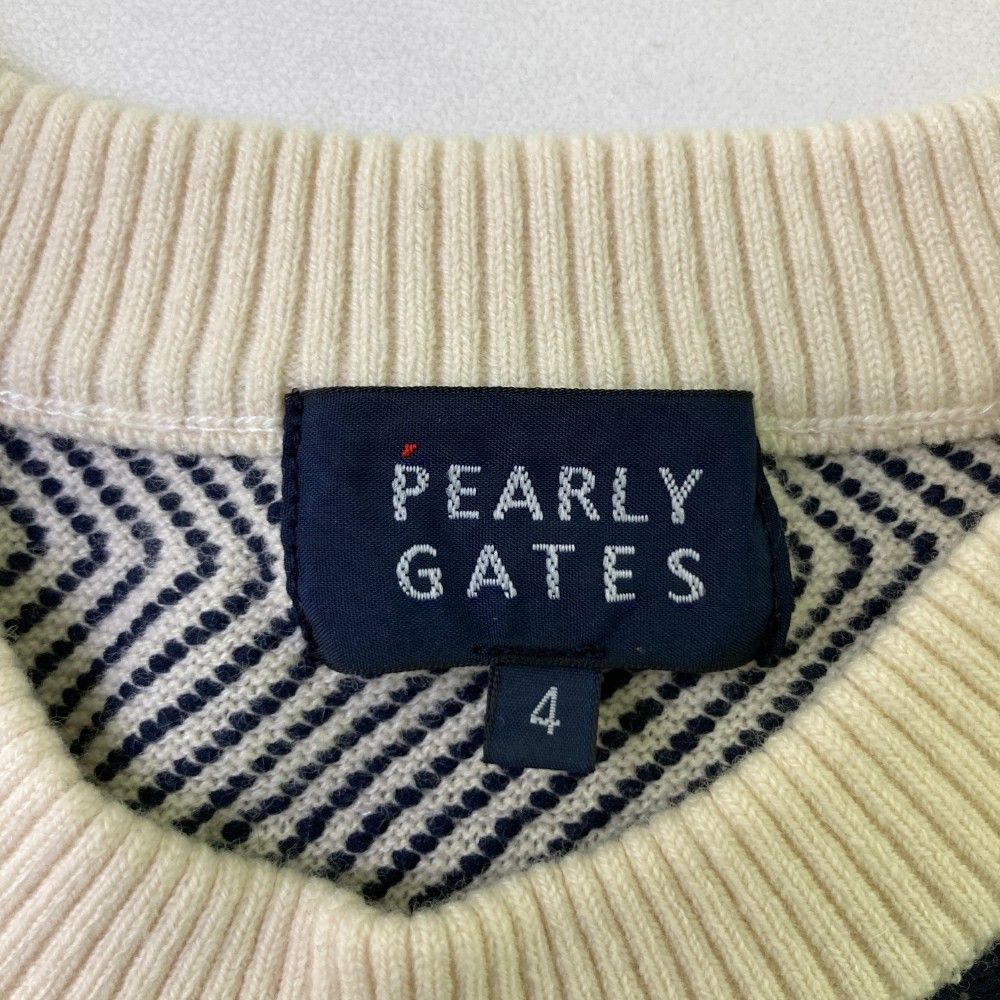 サイズ：4 PEARLY GATES パーリーゲイツ ジップパーカー