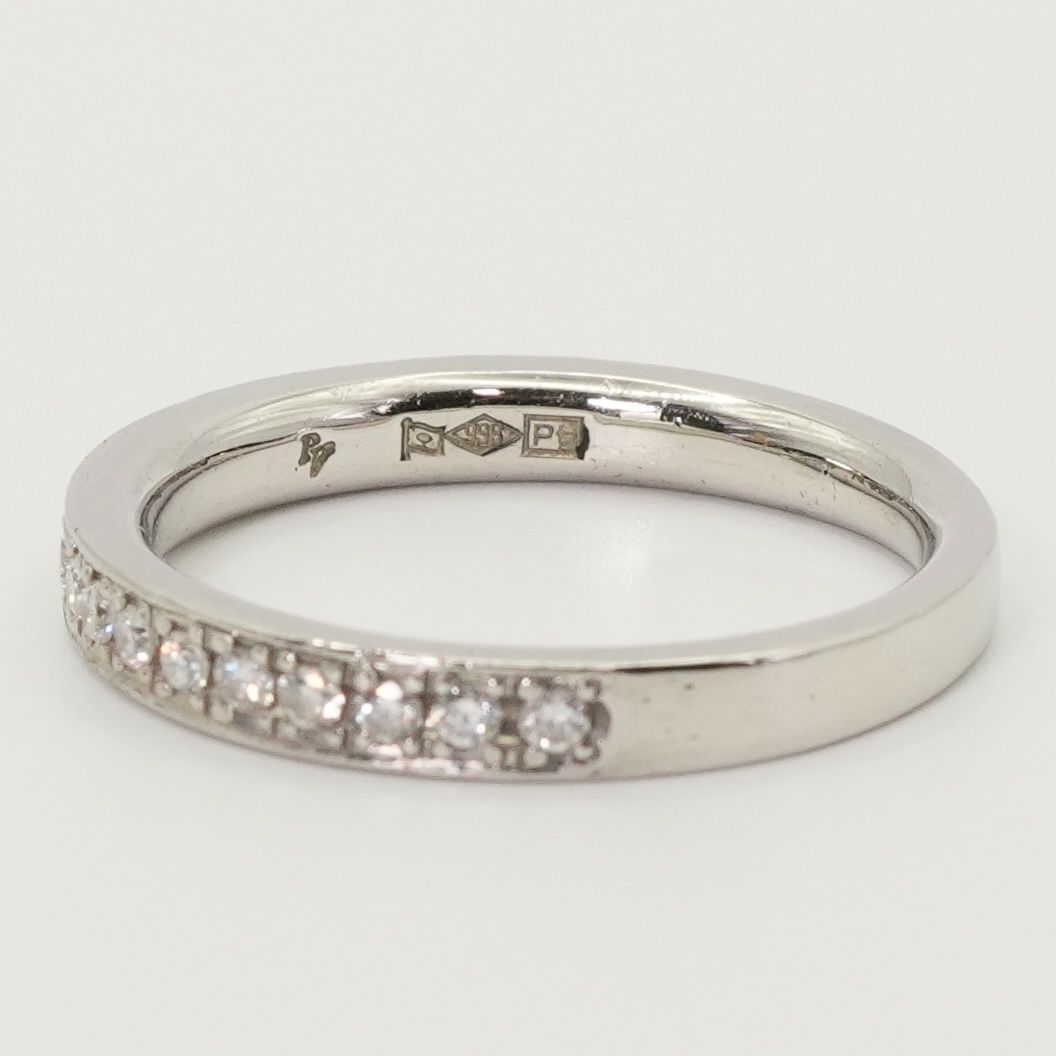 ポンテヴェキオ ダイヤ 0.18ct ピュアプラチナ リング/24-4359