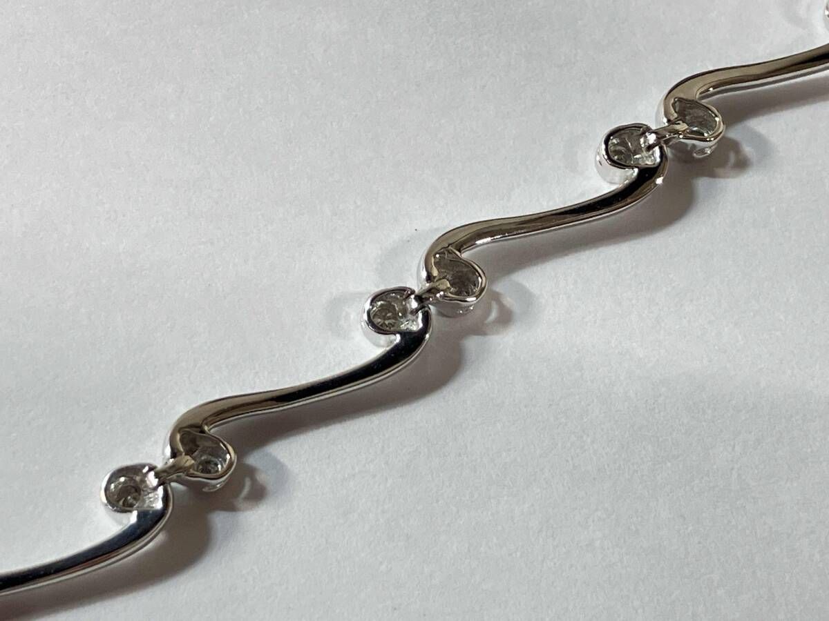 ソーティング付】 K18WGホワイトゴールド 天然ダイヤモンド（0.3ct