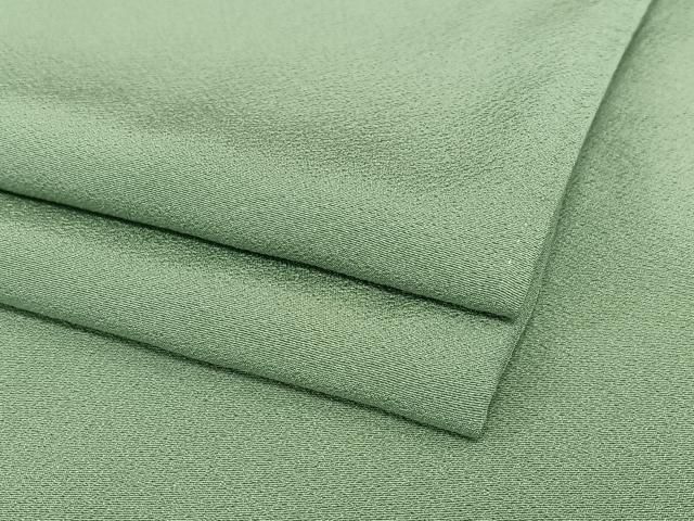 平和屋着物●上質な色無地 青磁色 正絹 AABC0090zg