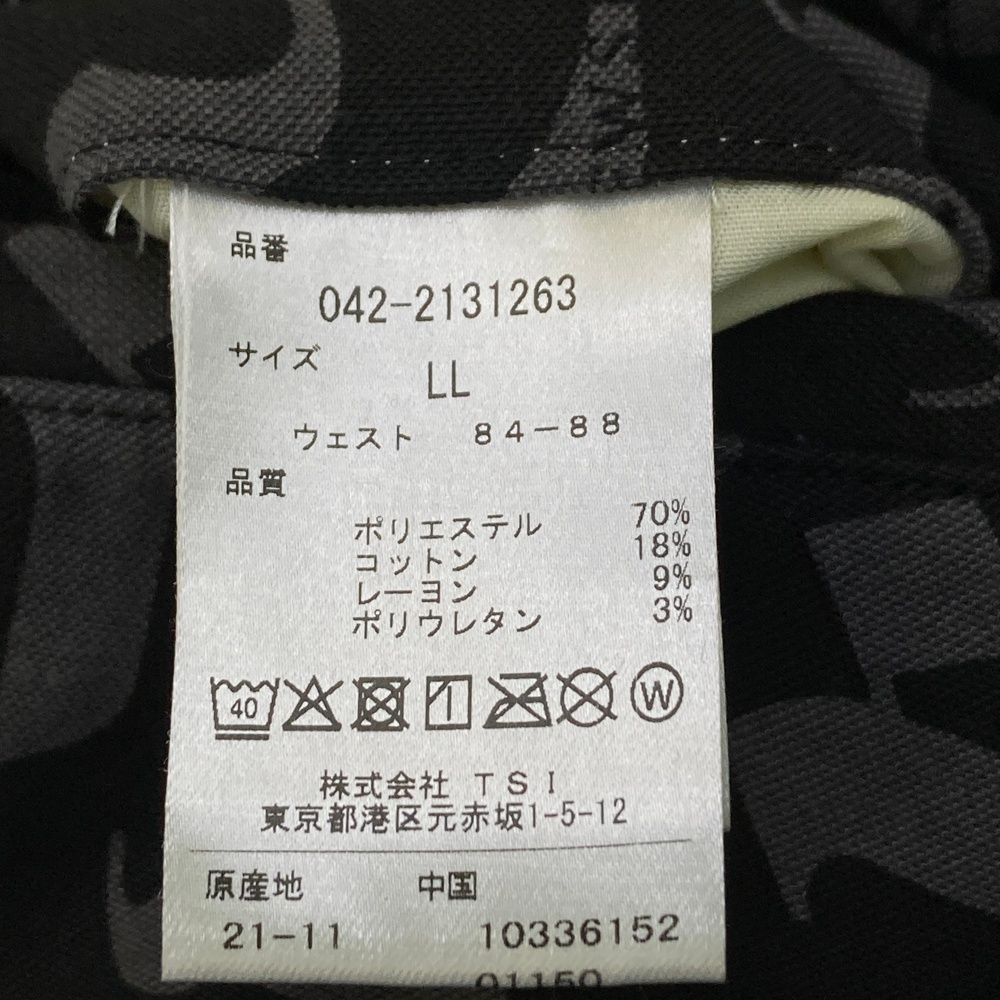 サイズ：LL ST ANDREWS セントアンドリュース  ストレッチパンツ 総柄 ブラック系 [240101484229] ゴルフウェア メンズ ストスト 1240101104934_2.jpg