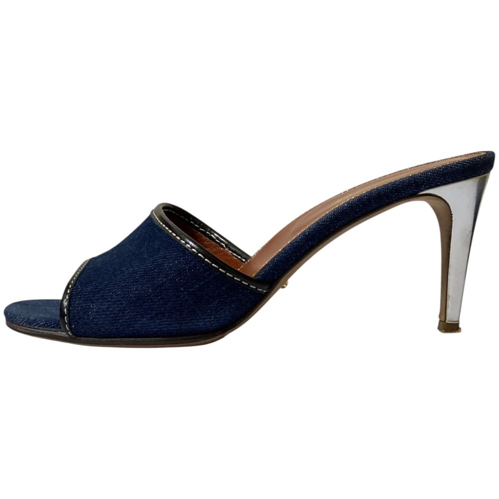 sergio rossi デニム ミュール セルジオロッシ 38 サンダル sergio rossi デニム ミュール セルジオロッシ 38 サンダル