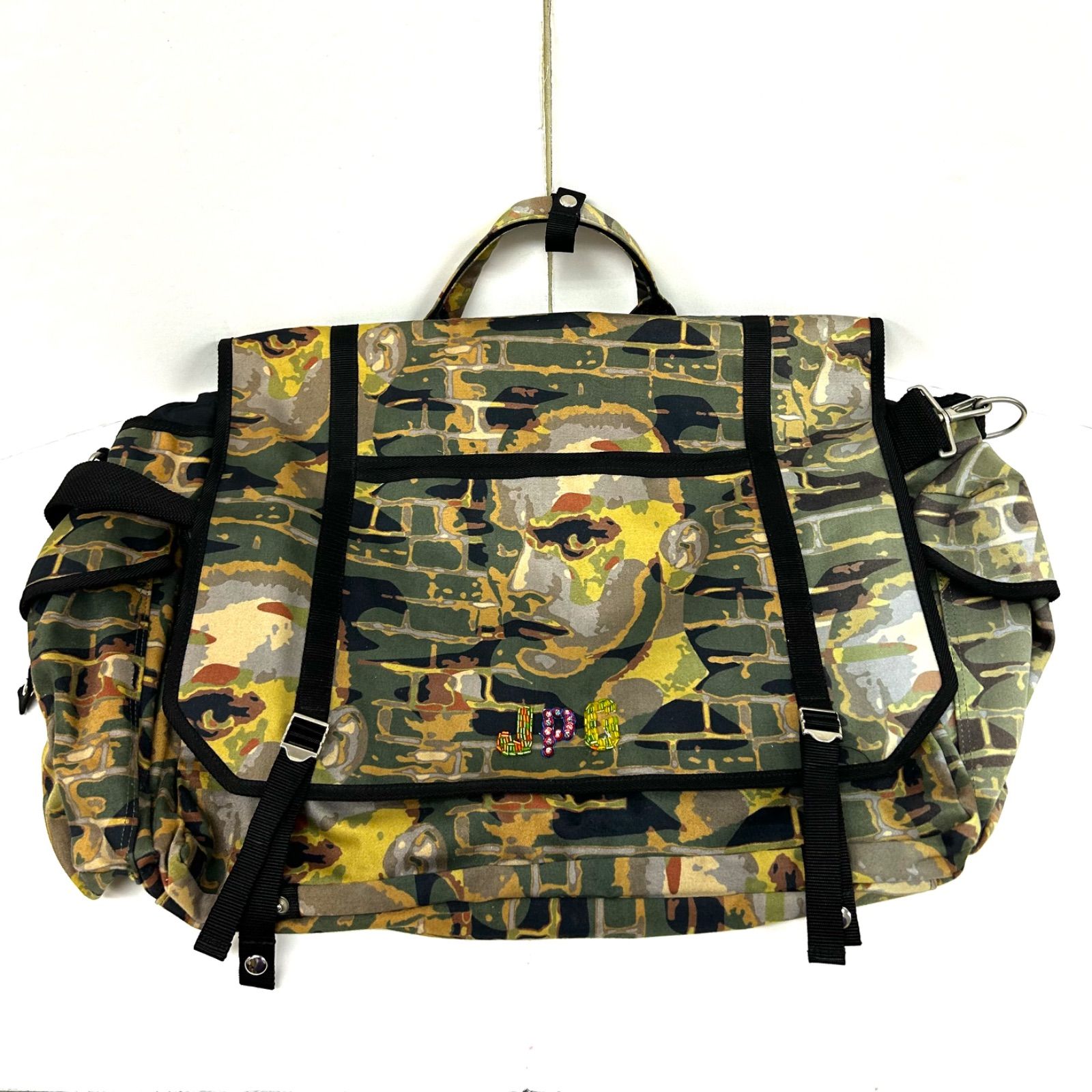 M765 ゴルチエ jean paul gaultier JPG 迷彩柄 ミリタリー ラージバッグ