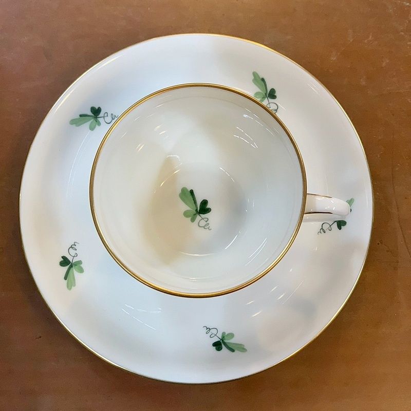 アウガルテン スキャタードグレープリーブス 19cm プレート 2枚 #3 アウガルテン AUGARTEN スキャタードグレープリーブス 19cm プレート 2