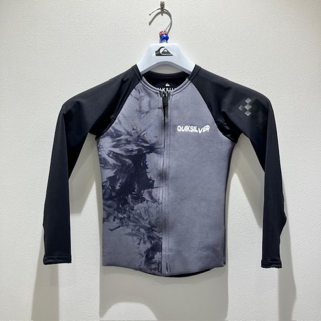 【ムラスポOUTLET公式】QUIKSILVER クイックシルバー BOY 1.0 WATER JACKET KIDS　キッズ ジュニア 子供　ラッシュガード ウェット ジャケット　サーフィン 海遊び　新品　訳あり　ムラサキスポーツ　OUTLET アウトレット