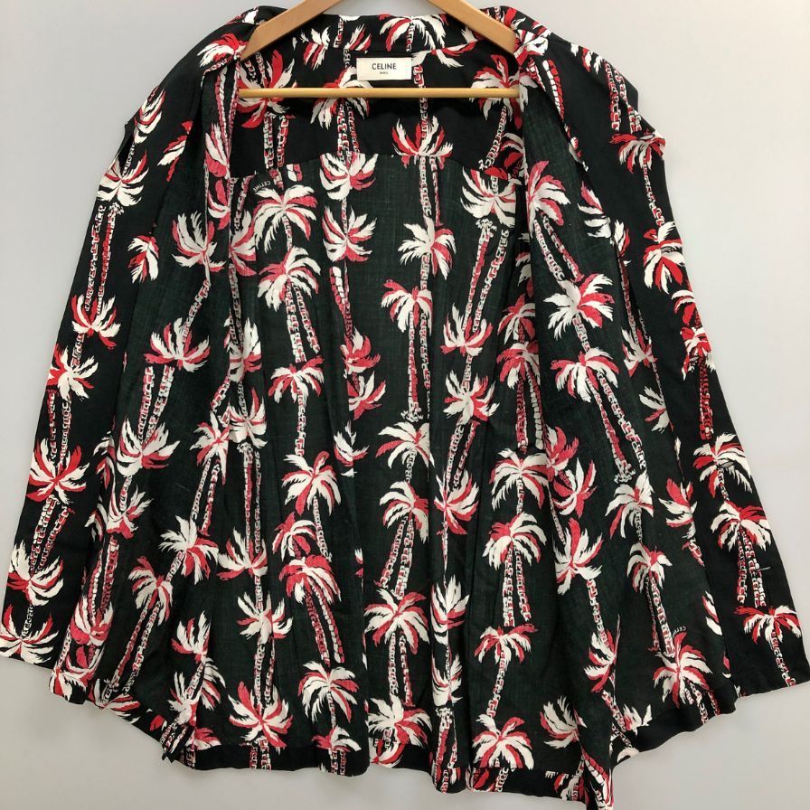 CELINEシャツ セリーヌ 23SS 開襟シャツ 半袖 総柄 2C946727T【AFB27】 - メルカリ