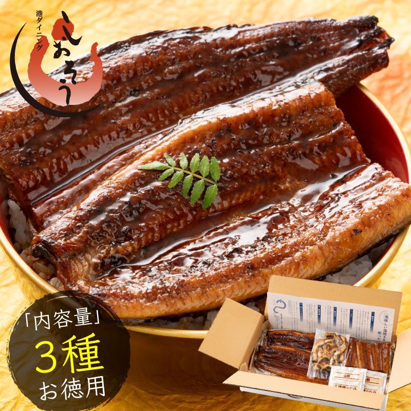 鰻 ウナギ うなぎ 3種セット 蒲焼き 無頭 国産 大サイズ 約165g×2尾 刻みうなぎ 50g×1袋 カットうなぎ 80g×1袋 国産鰻 グルメ 国産ウナギ うなぎの蒲焼 蒲焼 鰻の蒲焼 美味しい うなぎ蒲焼 国産うなぎ 国産うなぎ蒲焼 カット 贈り物