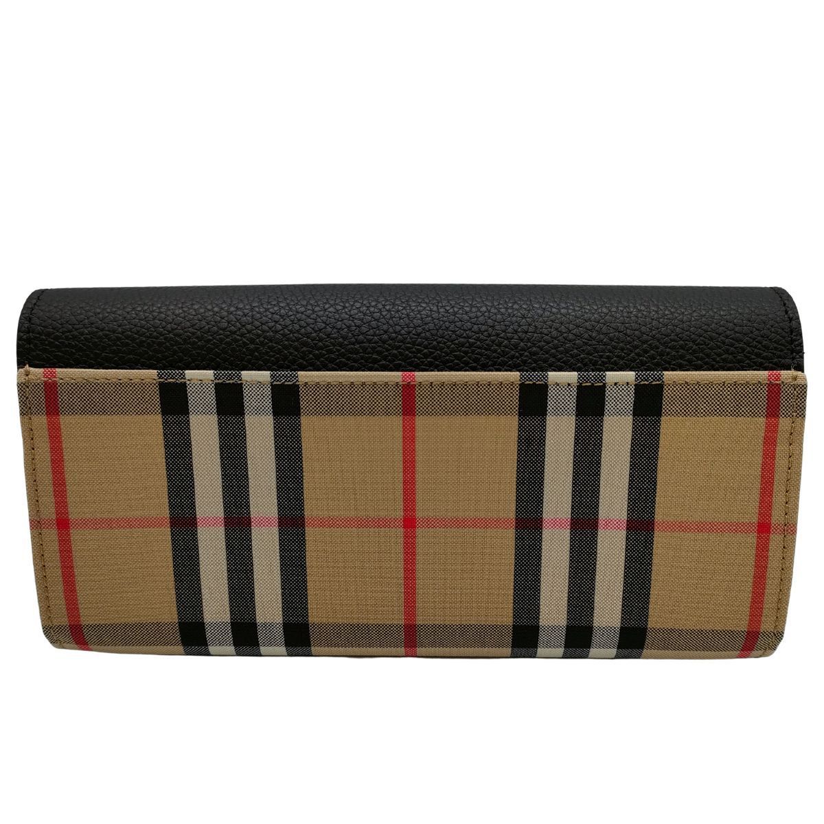 未使用級‼️BURBERRY 長財布 ノバチェック 2つ折り PVC レザー