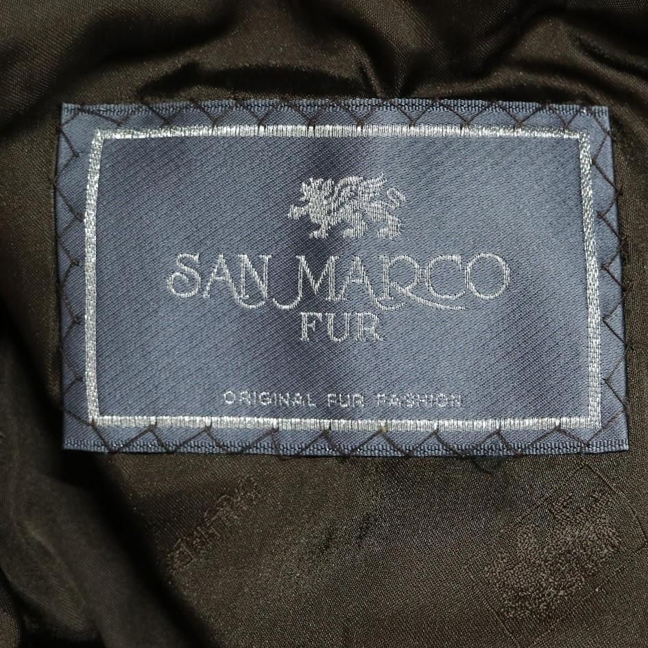 【美品】SAGAMINK サガミンク 銀タグ 本毛皮 ロングコート 13号 SAN MARCO SAGAMINK サガミンク 銀サガ 銀タグ 毛皮コート ファー