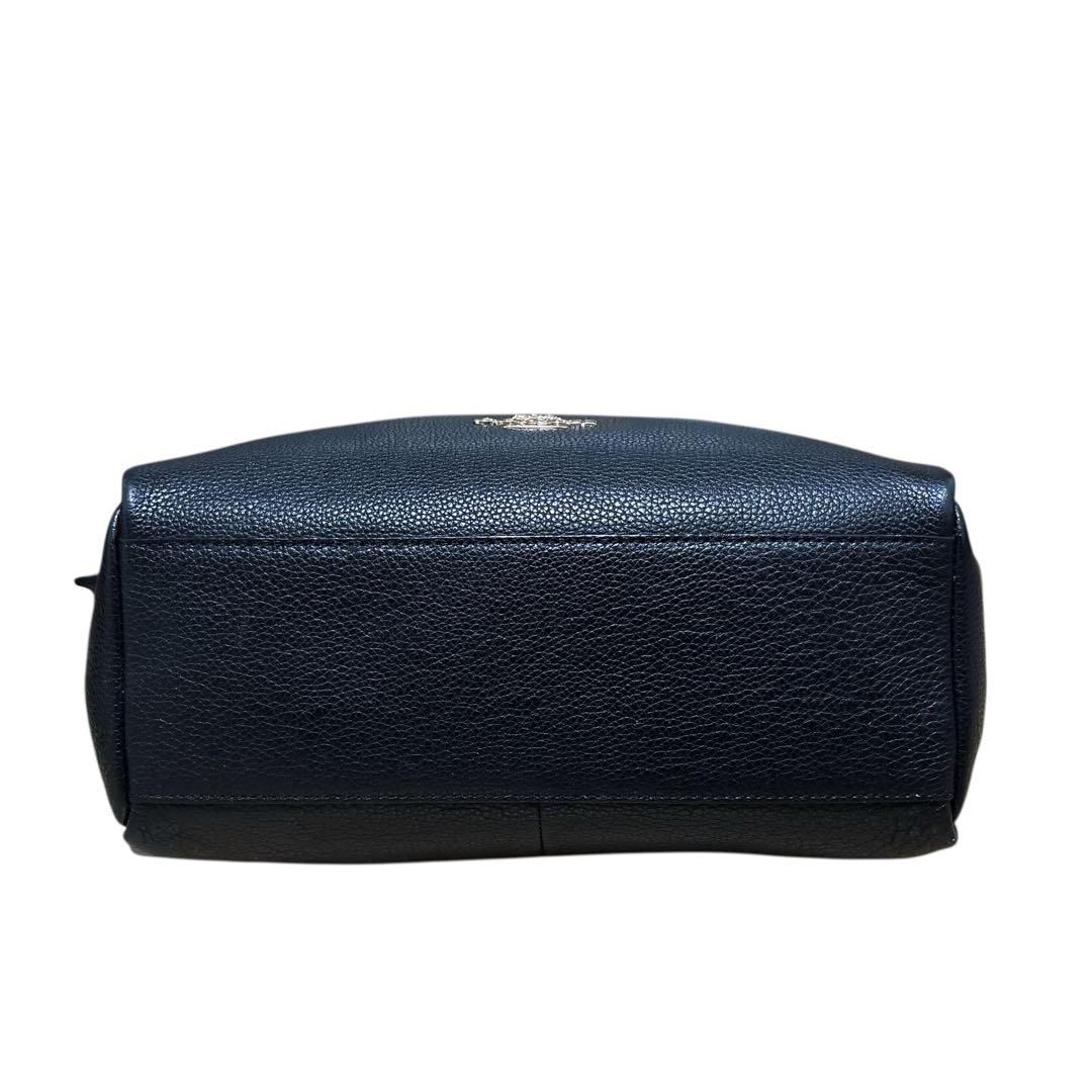 極美品 コーチ COACH レザー ショルダーバッグ シボ革 35775 斜め掛け