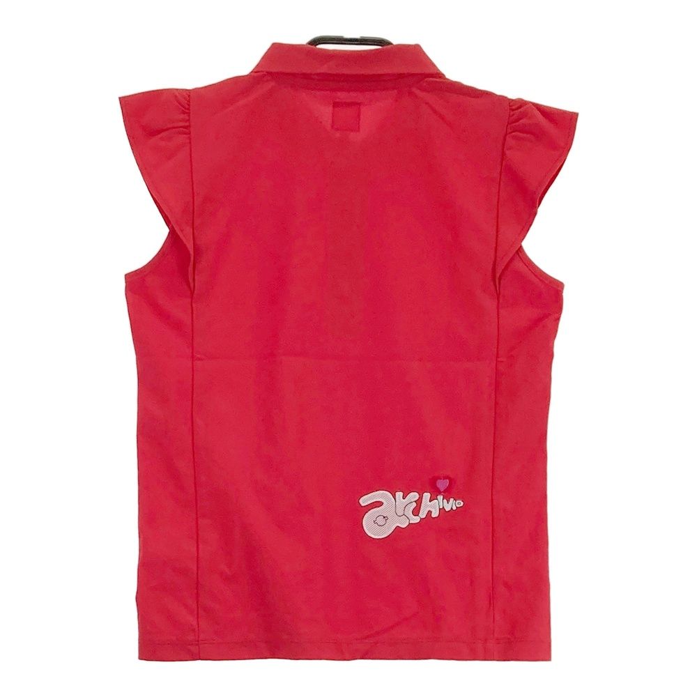 サイズ：36 ARCHIVIO アルチビオ ノースリーブポロシャツ 袖フリル