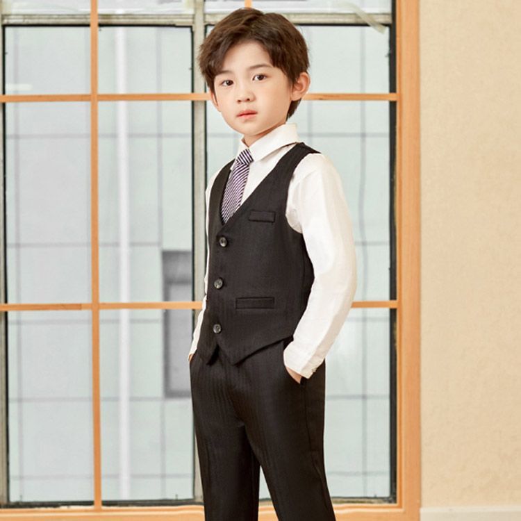 男の子フォーマルスーツ 5点セット 140cm 子供 スーツ 送料無料 5点
