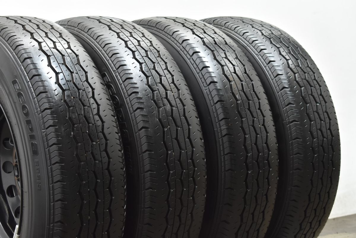 バリ溝 トヨタ 200 ハイエース 純正 15in 6J 35 PCD139.7 ブリヂストン エコピア RD613 195 80R15 LT レジアスエース 流用 FFCRYSTALESIA_COM