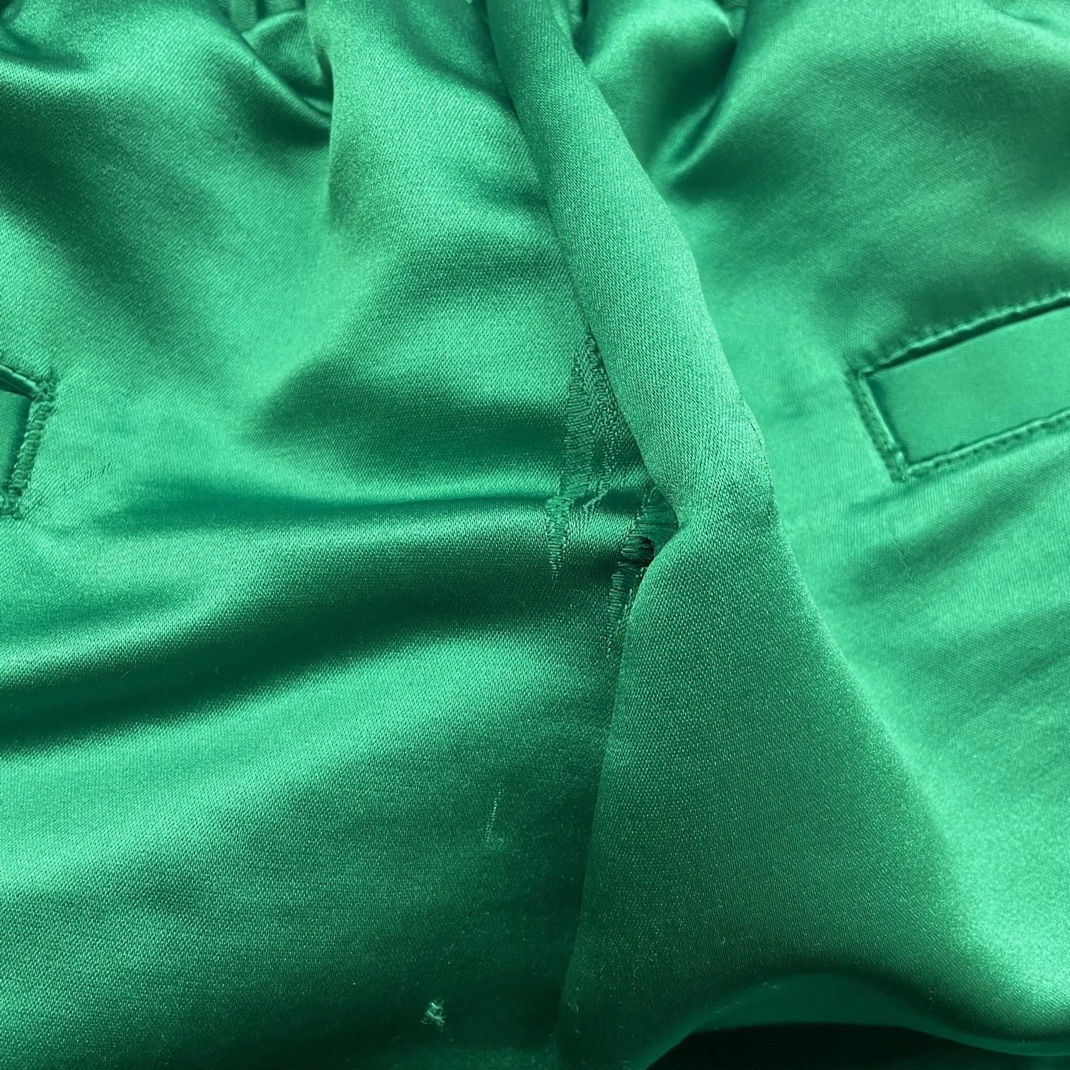 参考上代55000円 SAINT MICHAEL 23SS SHORTS BOXING GREEN ボクシング 