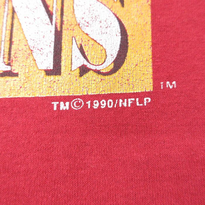 L/古着 半袖 ビンテージ Tシャツ メンズ 90s NFL ワシントン