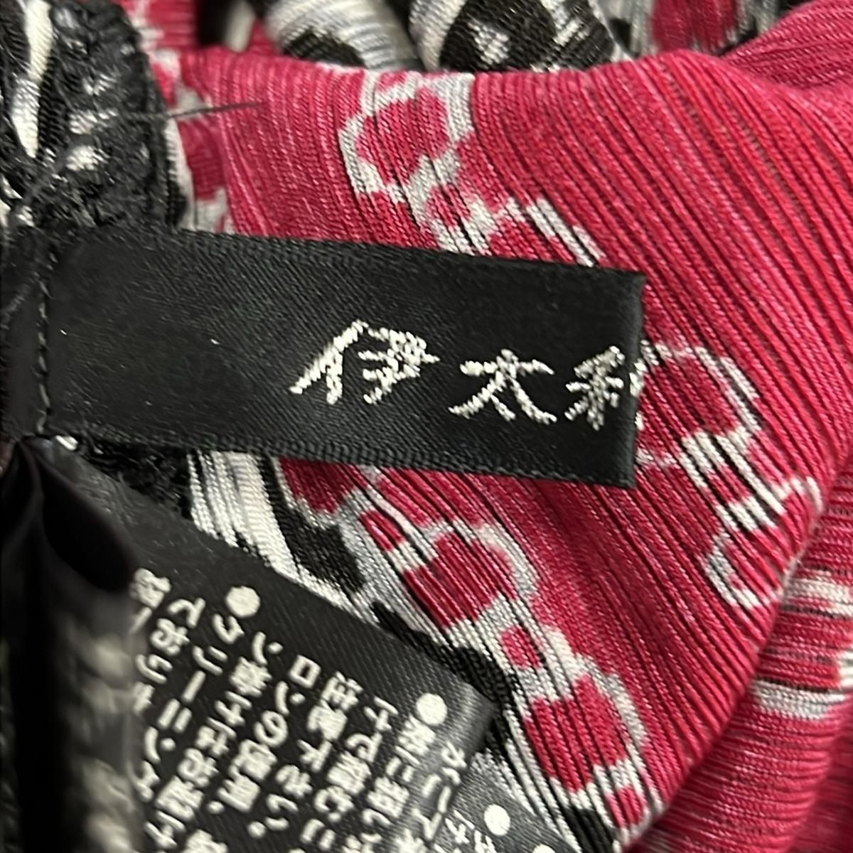 伊太利屋/GKITALIYA(イタリヤ) チュニック サイズ7 S レディース - 黒×ブラウン×マルチ その他 襟/長袖/豹柄 - メルカリ