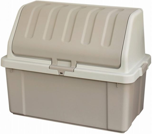 ラシェッド ベージュ 送料無料 Lashed プラスチック製 ベランダ 玄関 屋外 屋内 収納ボックス ストッカー 収納庫 灯油タンク ポリタンク おしゃれ フタ付き プラスチック ガーデニング 園芸 釣り 庭 ガーデン 剪定 畑 農業 農作業 収穫