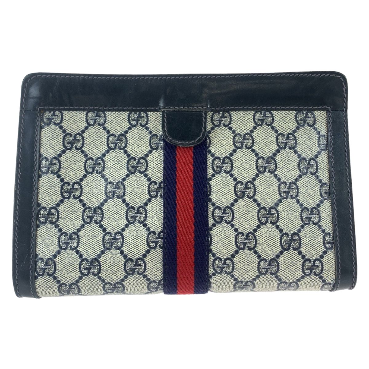 GUCCI グッチ シェリーライン オールドグッチ ネイビー グレー