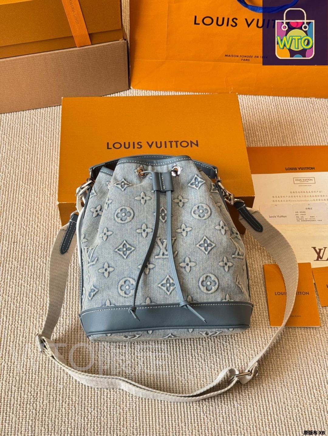 日本未発売【LYN】 バケットバッグ デニム Jane Bucket Bag 今日特価】LV Denim Bucket Bag - LV デニム バケット バッグ