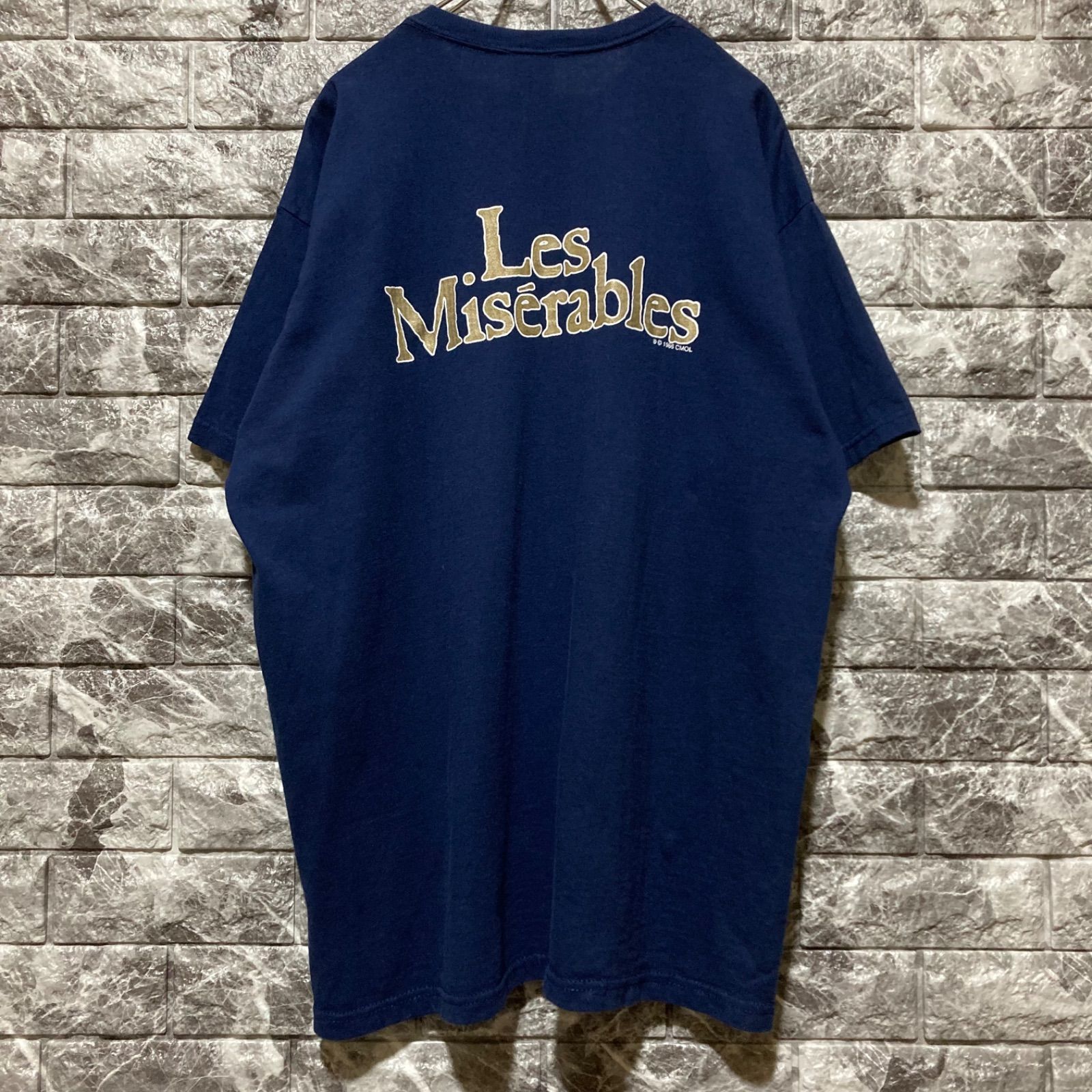 Les Miserables Tシャツ レミゼラブル XL ネイビー - メルカリ