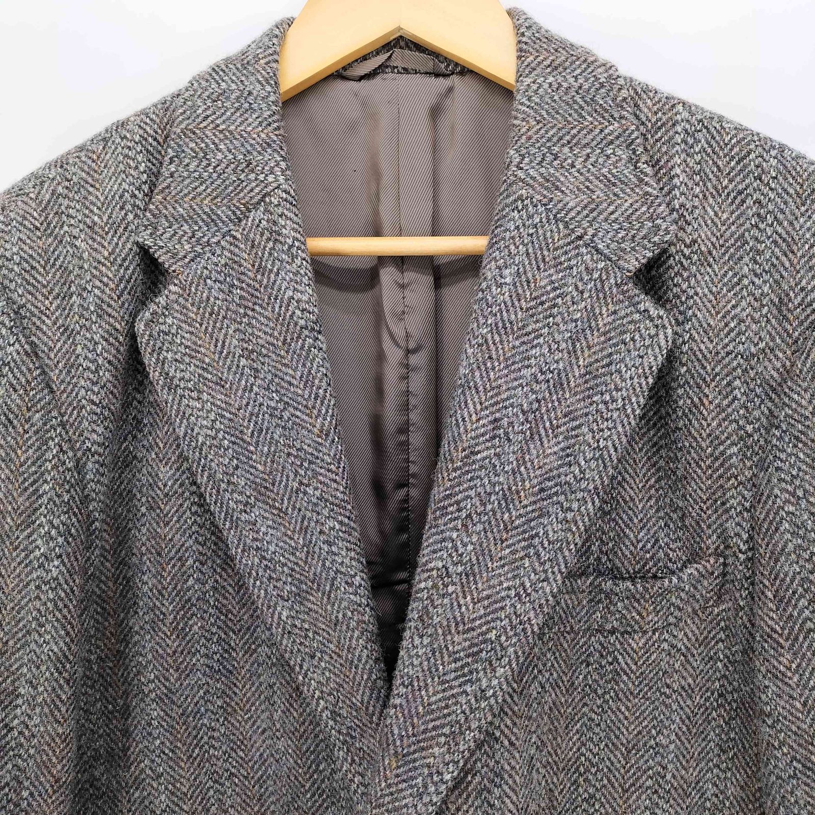 エディーバウアー Eddie Bauer Harris Tweed 100% PURE NEW WOOL 緑
