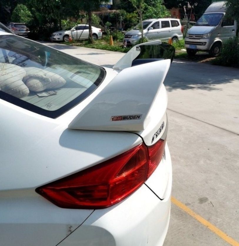 HONDA ホンダ シビック FD2 2006-2011 ALL White リアスポイラー リアウィング 3パーツ ABS