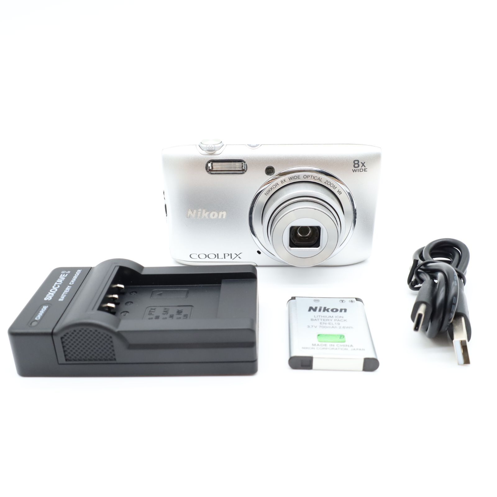 ≪極上品≫ Nikon COOLPIX S3600 ボディ シルバー #20250523-1841  