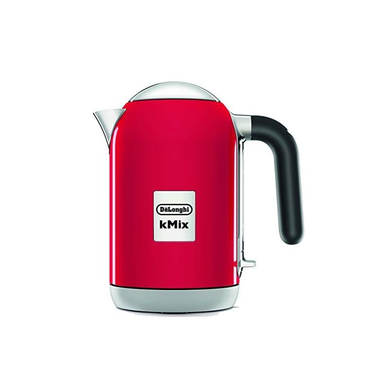 De Longhi デロンギ 電気ケトル ケーミックス kMix ZJX650J-RD ステンレス 1.0L ワンプッシュオープン 異物混入防止フィルタ 見やすい水量計 簡単お手入れ スパイシーレッド デロンギファミリー登録で3年 1